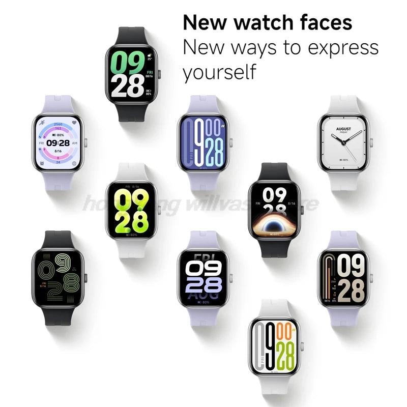 Global Version Xiaomi Redmi Watch 5 Bluetooth Calling Ultra-large 2.07" Square AMOLED Display 24 Days Battery Built-in GNSS 5ATM