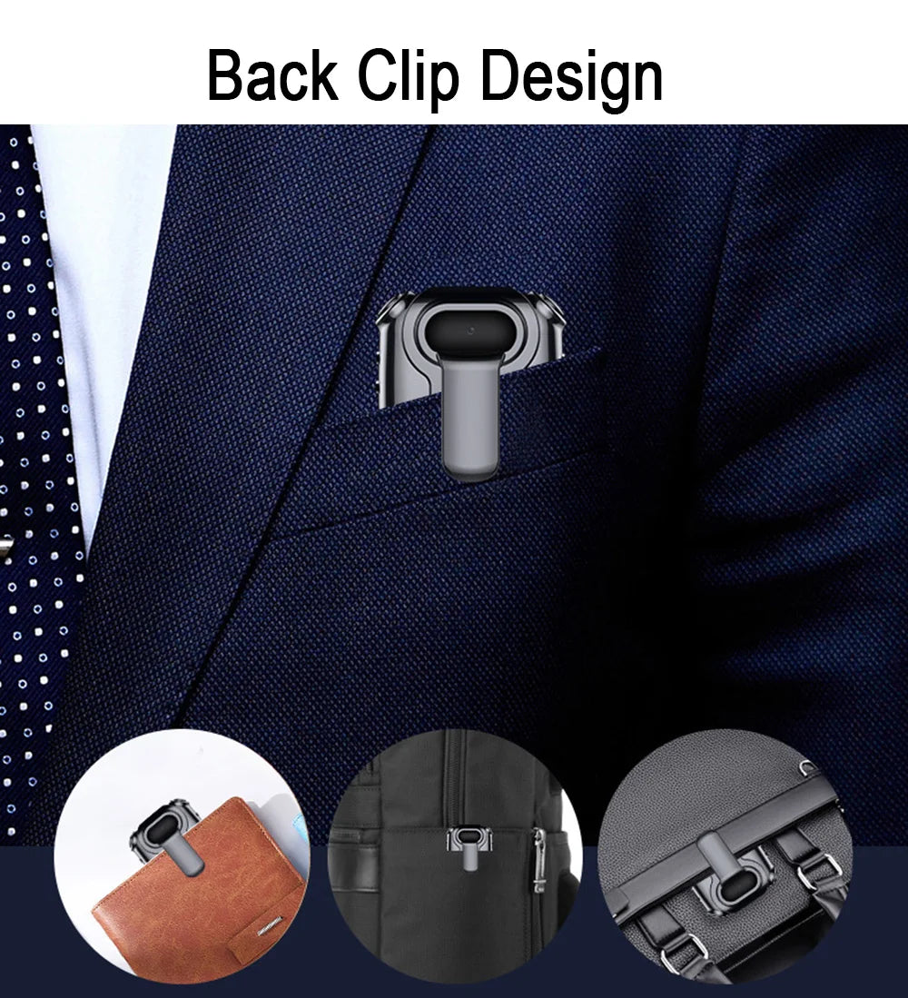 V9 Mini Clip Necklace Camera 1080P Portable Cam Dispaly Screen Audio Video Voice Photo Recorder Smart Loop Recording Camcorder