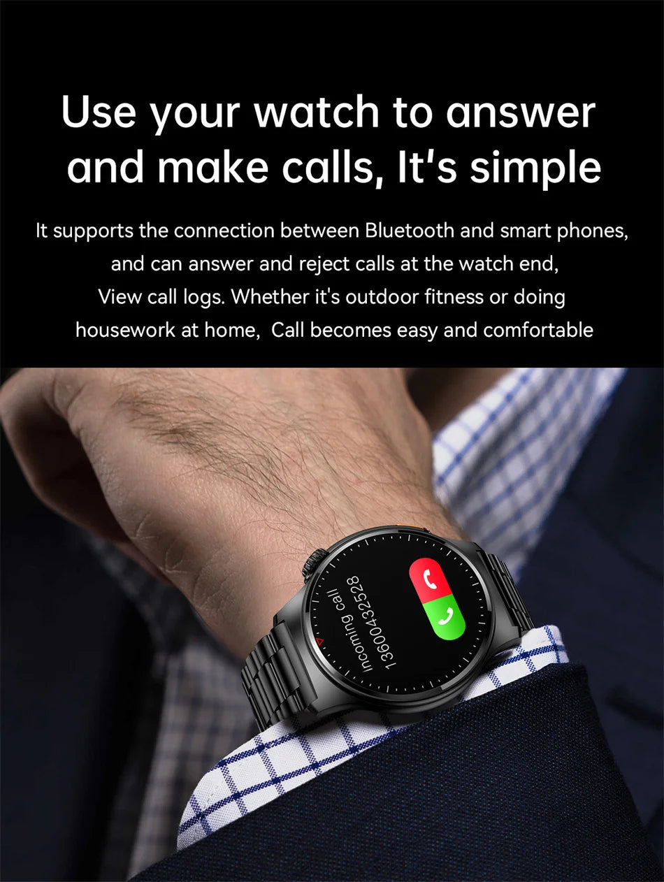2025 New Outdoor Sport Smart Watch GPS Track Health Monitoring AI Voice Waterproof Fitness Bluetooth Call Smartwatch For HUAWEI