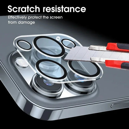 1-5 pieces tempered glass for iPhone 17 16 15 14 13 Pro Max Plus Mini camera lens protector black circle screen protector lens f