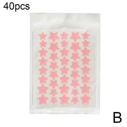 35/40Pcs Colorful Cute Star Heart Shaped Acne Treatment Sticker Invisible Acne Cover Pimple Patch Skin Care