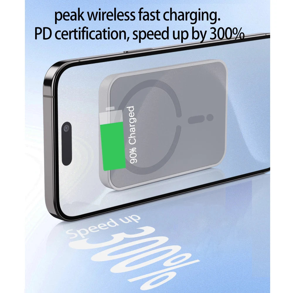 Magnetic Wireless Charger Car Phone Holder Air Vent Mount for iPhone15 14 13 12 Pro Max Xiaomi Samsung S24 Fast Charging Stand