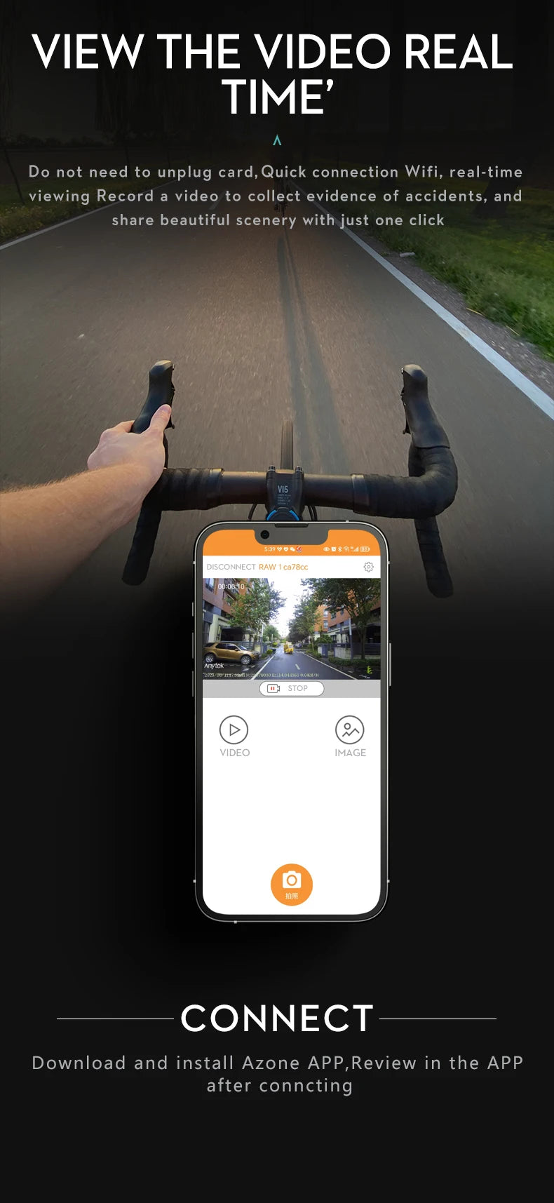 Anytek 2MP 1080P GPS Water-proof Helmet Sports DV Action Camcorder For Cycling Riding Camera Motorbike Video Digital Camera