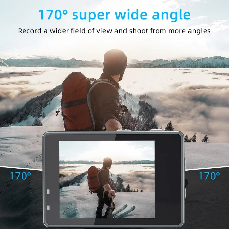 Action Camera 5K 4K bicycle camera Electronic Stabilizer Action cam WiFi sports video cameras Helmet Video Recording Cameras