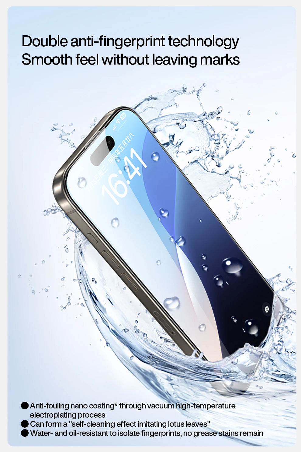 SmartDevil Dust-free Box Screen Protector for iPhone 16 Pro Max 15 14 HD Clear Tempered Glass Film Anti-fingerprint