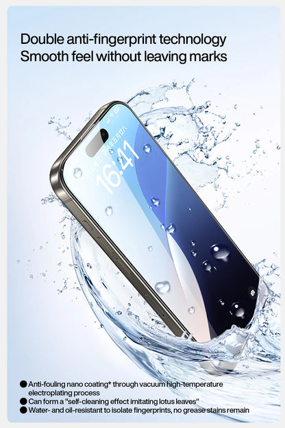 SmartDevil Dust-free Box Screen Protector for iPhone 16 Pro Max 15 14 HD Clear Tempered Glass Film Anti-fingerprint