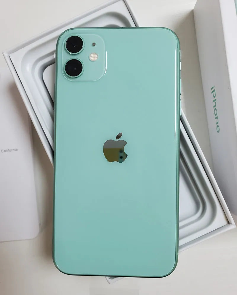 Apple iPhone 11 Dual Sim 2 Sim iPhone11 64GB 128GB 256GB ROM 6.1' Original Retina IPS LCD Face ID NFC Unlocked 4G LTE Mobile - Universal Market