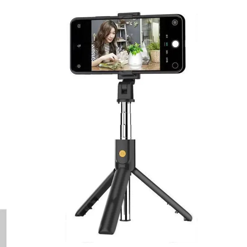 Portable 3 In 1 Mini Wireless Bluetooth Selfie Stick Foldable Tripods For Phone Cell Phone Extendable Tripods For iPhone Xiaomi - Universal Market