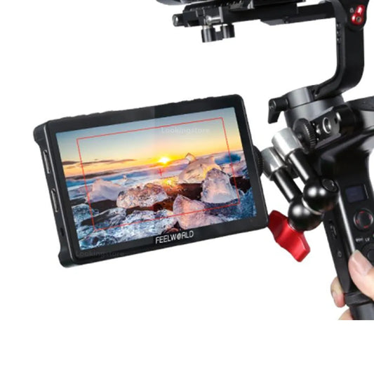 FEELWORLD F5 Pro V4 6 Inch on DSLR Camera Field Monitor Touch Screen 3D LUT FHD1920 1080 4K HDMI Video Focus Assist for Gimbal