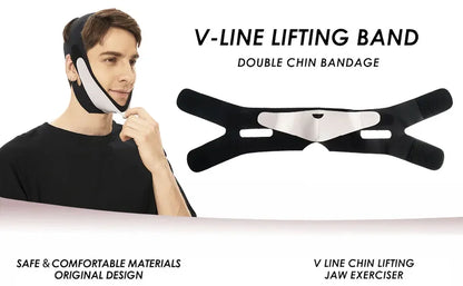 V Shaped Face Mask Chin strap for sleeping and Sagging Chin Strap for Men