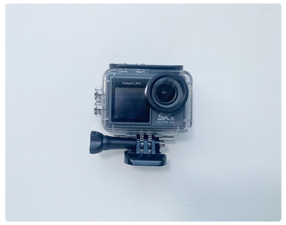 Action Camera 5K 4K 60FPS WiFi Anti-shake Dual Screen 170° Wide Angle 30m Waterproof Sport Camera with Remote Control