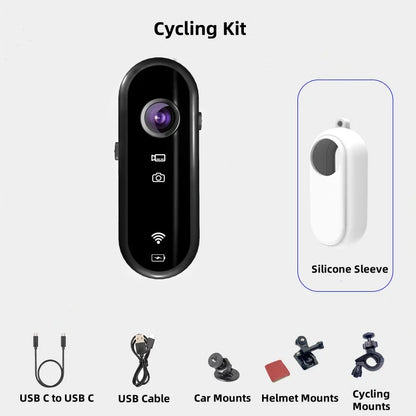1080P HD Outdoor Sports Camera Anti-shake Waterproof WiFi Action Camera Long Battery Life Hands-Free 120° Wide-angle 1080P