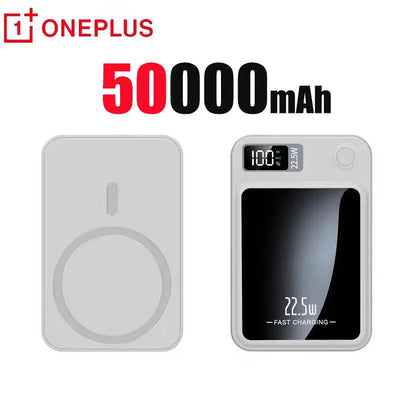 Oneplus 200000mAh Wireless Magnetic Power Bank 22.5W Fast Charging Portable External Battery PowerBank Magsafe for iPhone Huawei