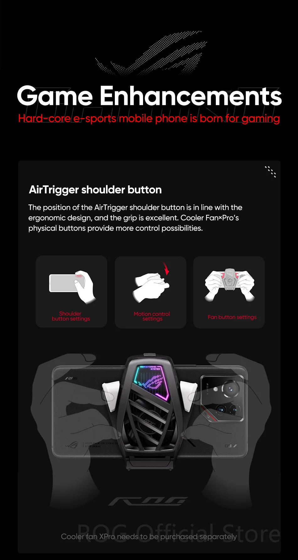World Premiere ASUS ROG Phone 9 5G Smartphone Snapdragon 8 Elite 6.78‘’ 185Hz AMOLED Display ROG 9 Pro 5800mAh NFC Mobile Phone