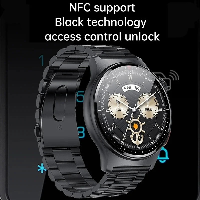 2025 New Outdoor Sport Smart Watch GPS Track Health Monitoring AI Voice Waterproof Fitness Bluetooth Call Smartwatch For HUAWEI