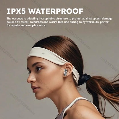 Monster AURA FIT GT19 Mini Invisible Earbuds Half in-Ear Bluetooth Headphone IPX5 Waterproof Wireless Sports Earphones with Mic - Universal Market