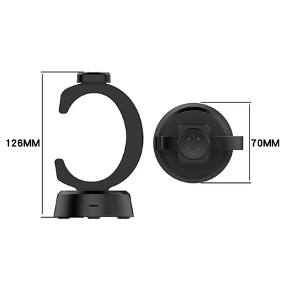 2025 New-Magnetic Charger Dock Stand With USB Type-C Charging Cable Charge Station Base For Google Pixel Watch 3 41MM 45MM