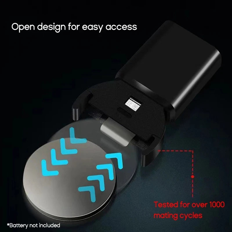 USB Type-C Plug Li-ion LIR2032 LIR2025 ML2032 ML2025 CR2032 Coin Button Cell Battery Adapter USB C Charger Fast Charging Charger