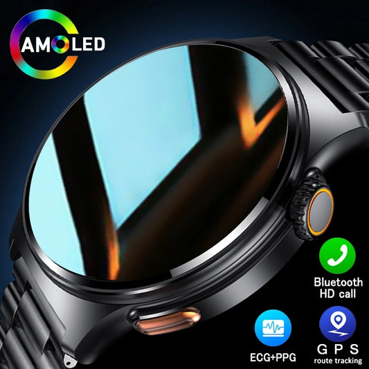 2025 New Outdoor Sport Smart Watch GPS Track Health Monitoring AI Voice Waterproof Fitness Bluetooth Call Smartwatch For HUAWEI