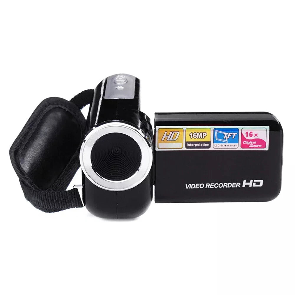 32GB 1080P 16MP 16X Zoom Digital Camera With Fill Light 2.0'' Rotatable Screen Camcorder HD Video Recorder Camera Birthday Gift