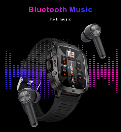 2025 Outdoor Smart Watch Men 2.01" Screen 3ATM Waterproof Watches Bluetooth Call Ai Voice Sport Smartwatch For Android IOS Phone