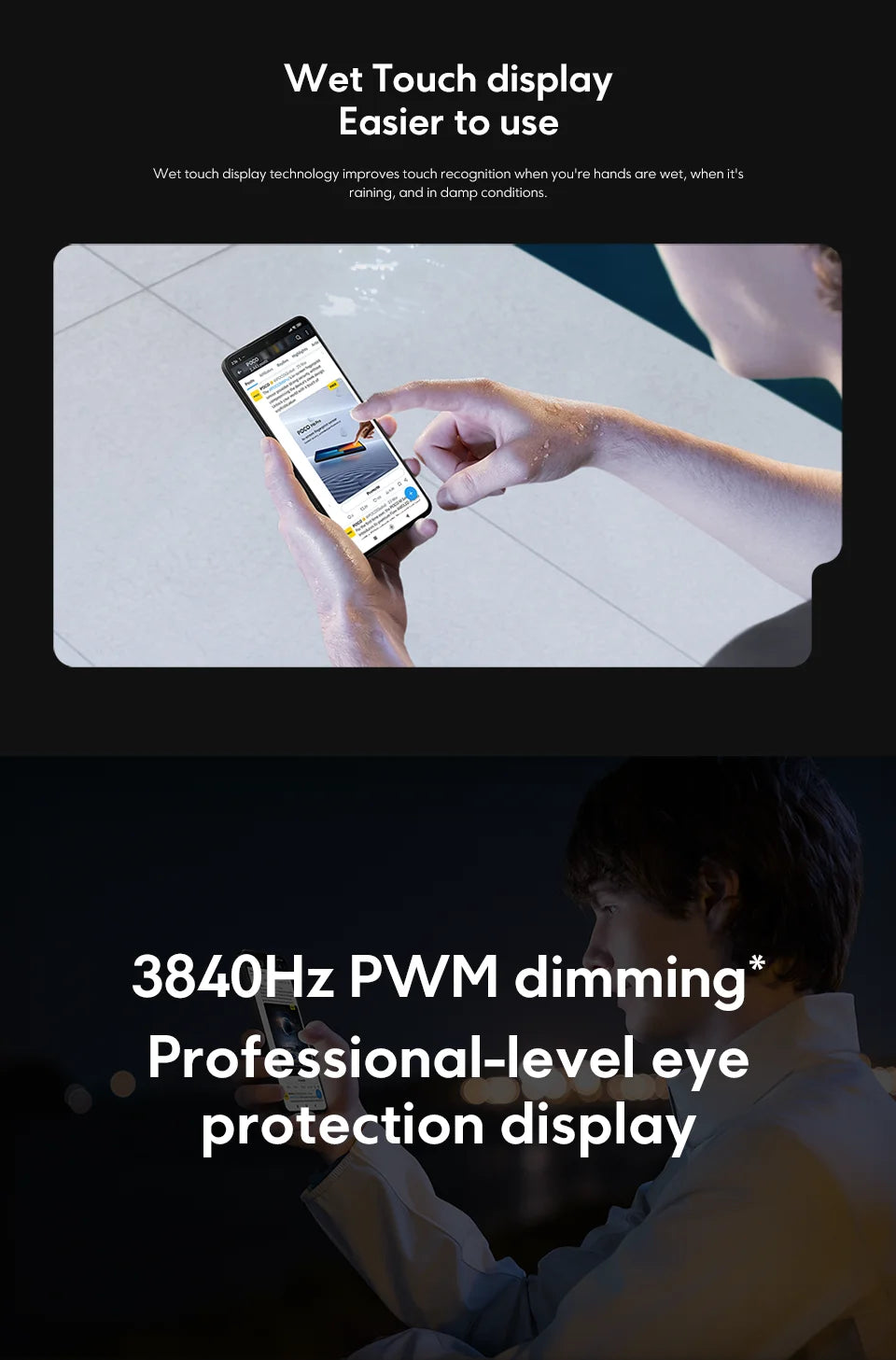 POCO F6 Pro Global Version Snapdragon® 8 Gen 2 Smartphone 120W HyperCharge 50MP triple camera WQHD+ 120Hz Flow AMOLED display