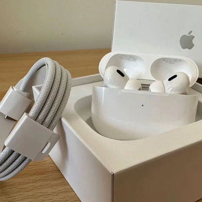 Used Refurbished Apple AirPods Pro 2nd wireless Bluetooth earphone H2 chip wireless charging box Active Noise With box Original