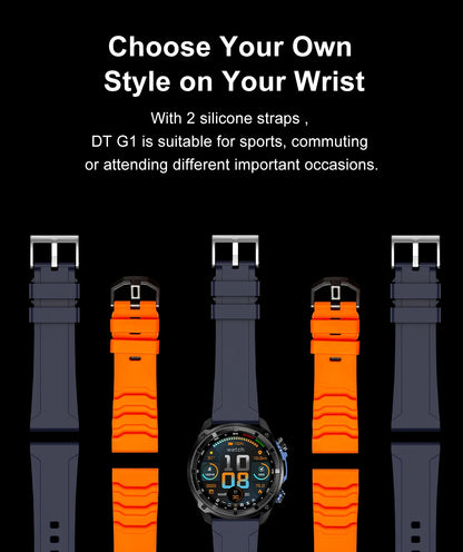 2025 NEW GPS Smart Watch with Offline Map 30m Waterproof 860mAh Big Battery Military Smartwatch Men 4GB Storage Video Player