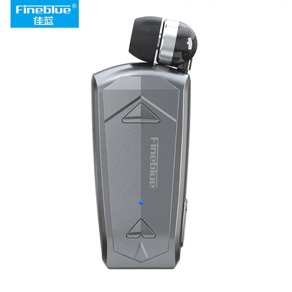 Fineblue F520 Mini Wireless Earphone Bluetooth 5.3 Retractable Headset in Lotus One Ear Calls Remind Vibration Sport Headphone - Universal Market