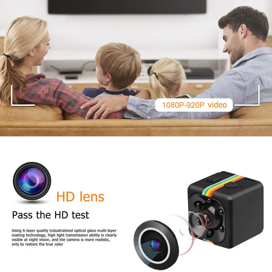 SQ11 Car Video Recorder Mini HD Cameras 1080P Sport DV Recorder Portable Small Cam Camcorder Outdoor Indoor Security Cam Monitor - Universal Market