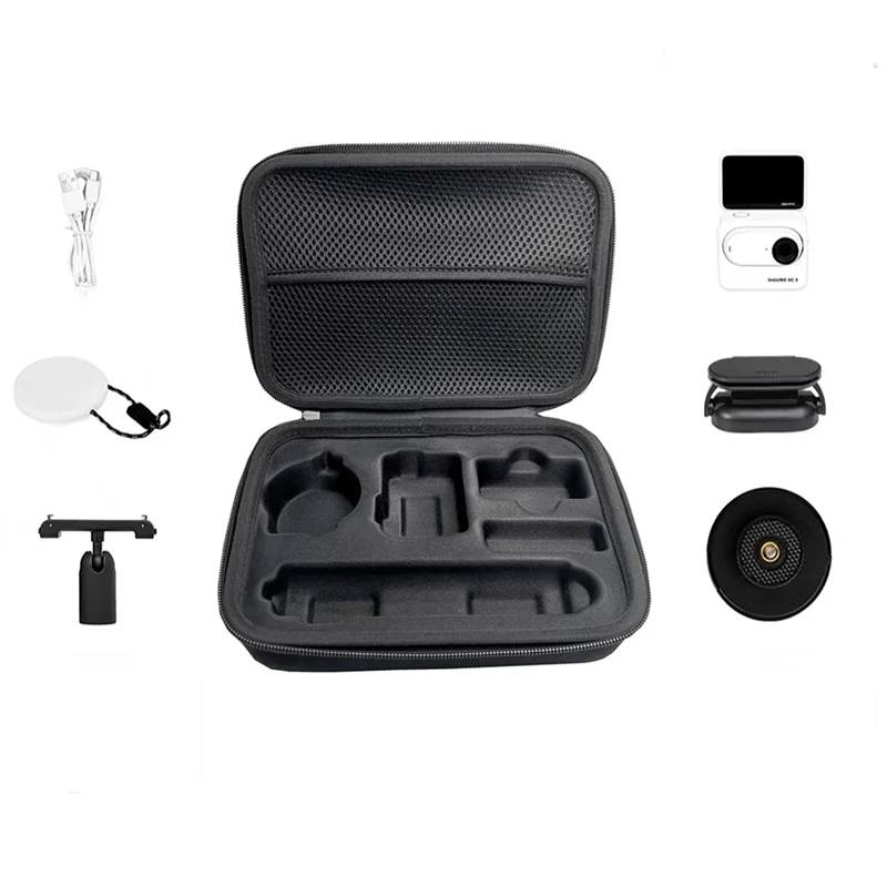 M07K-For Insta 360 GO 3 Spare Parts Bag Pocket Sports Camera Carrying Case Portable Camera Storage Bag - Universal Market