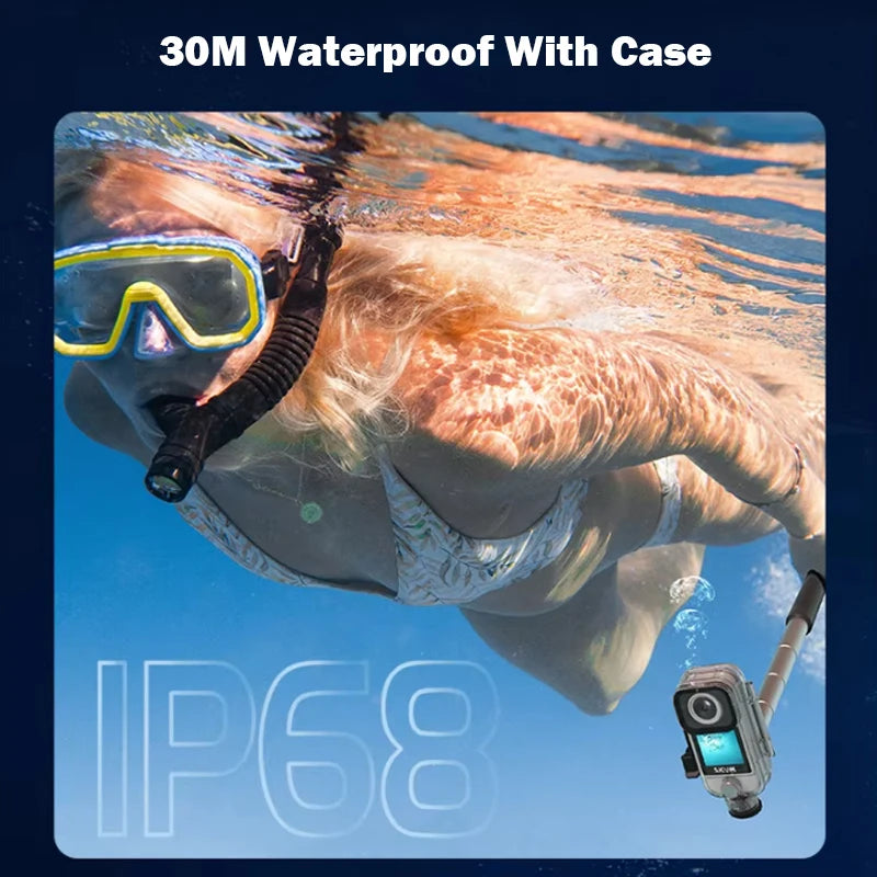SJCAM C300 Action Camera Long Battery Life 4K 30FPS Six-Axis Gyroscope Anti-Shake Sport Cam 5G WiFi 30M Waterproof Easy To Carry