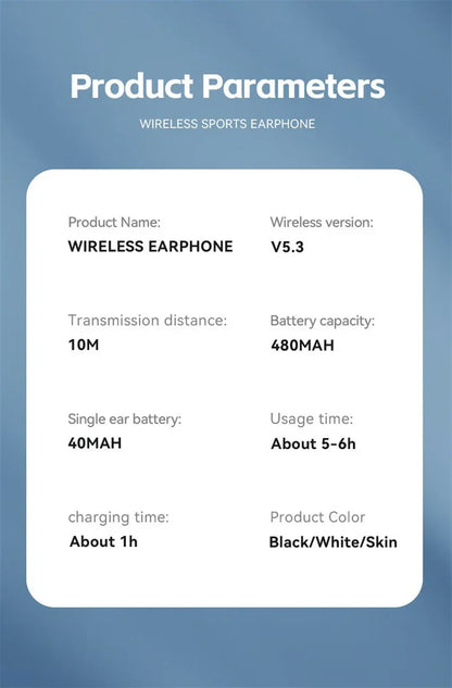 XIAOMI M47 Wireless Earbuds Bluetooth Headset Charging Noise Reduction Earphones Bone Conduction Headphones Sport With Mic free - Universal Market