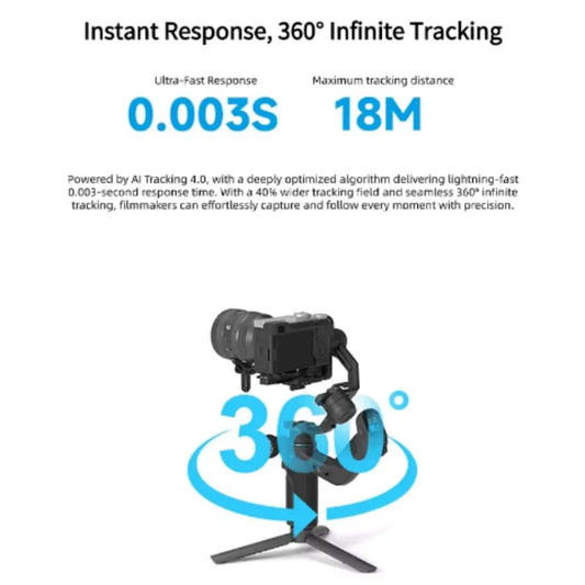 FeiyuTech SCORP Mini 3 Pro Gimbal with Detachable Remote Handle & AI 4.0 Tracking for Mirrorless, Action Camera & Smartphones - Universal Market