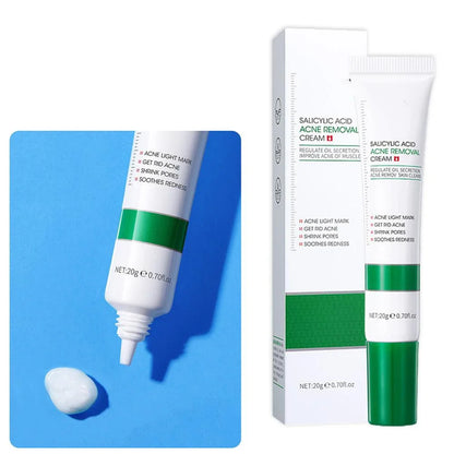 20g Salicylic Acid Shrink Pore Cream Elimination Large Pores Remove Blackehead Face Smooth Repairing Skin Care Product