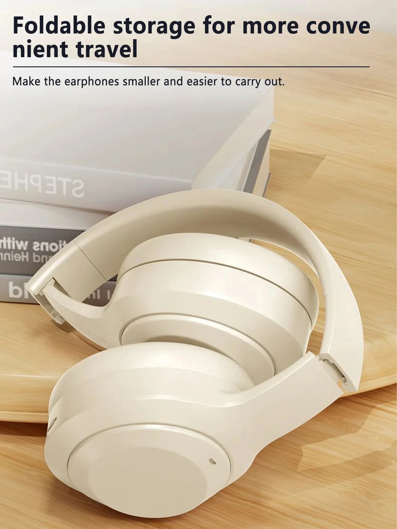 M5 Wireless Headset Bluetooth5.3 HiFi Stereo Earphones Noise Cancelling Gaming Headband Foldable with Mic Earbuds - Universal Market