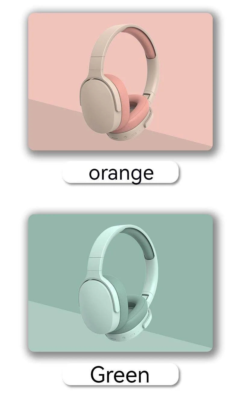 P2961 Wireless Bluetooth 5.3 Headphones Over TWS HIFI Stereo Headset Sports With Earphones Music Player With HD Mic High Quality - Universal Market