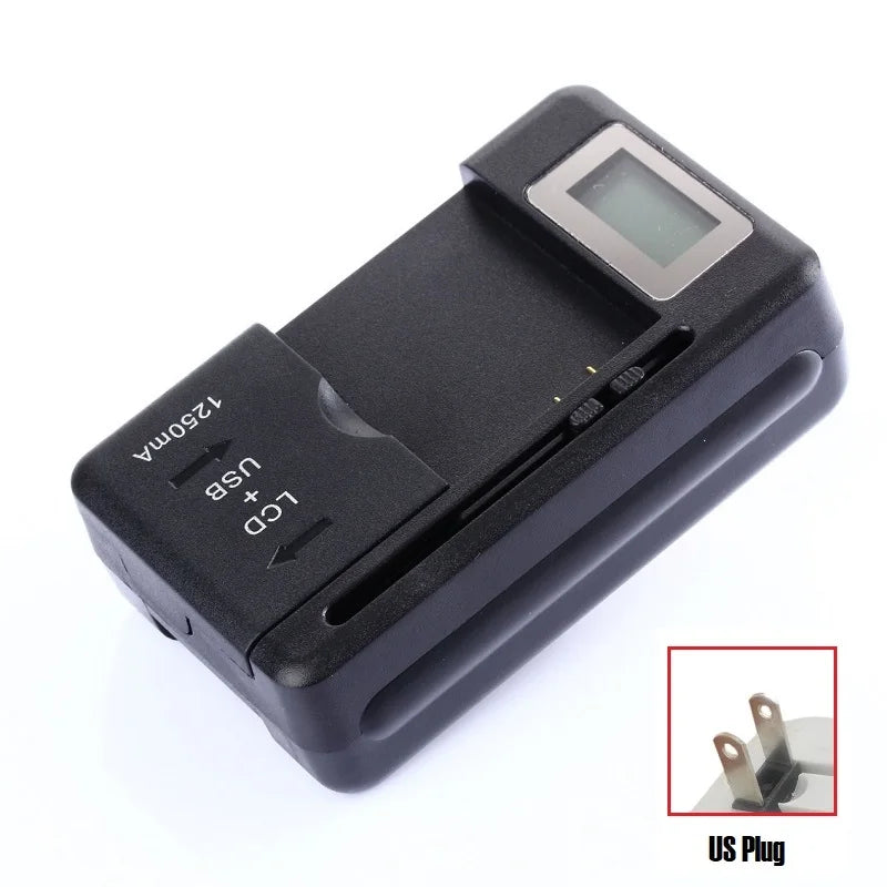2022 Mobile Battery Charger Universal LCD Indicator Screen USB-Port For Cell Phone Chargers Battery Charging UK EU Plug