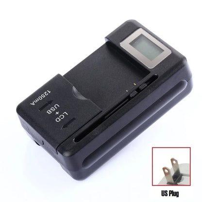 2022 Mobile Battery Charger Universal LCD Indicator Screen USB-Port For Cell Phone Chargers Battery Charging UK EU Plug