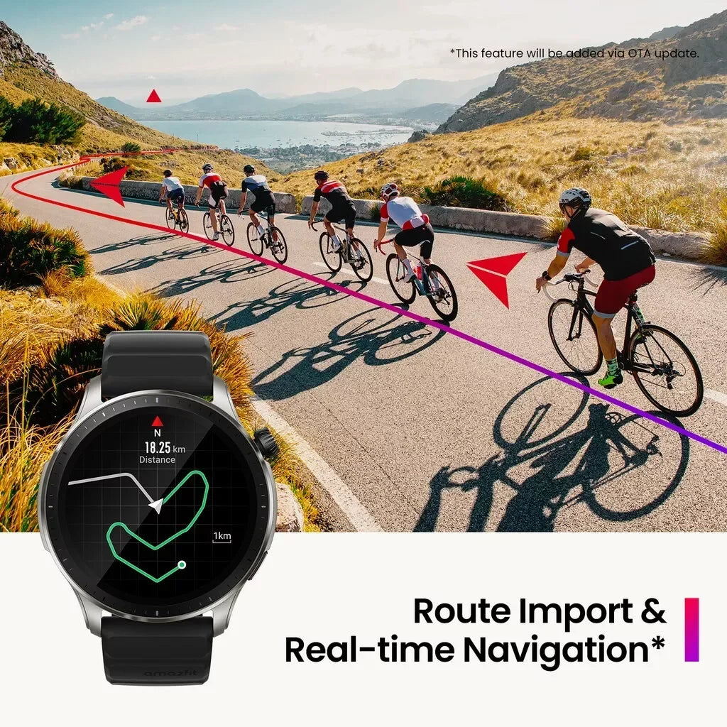 Brand New Amazfit GTR 4 Smartwatch 46mm AMOLED Display Zepp OS App 14-day Battery Life GPS Watch for Andriod IOS Phone