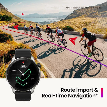 Brand New Amazfit GTR 4 Smartwatch 46mm AMOLED Display Zepp OS App 14-day Battery Life GPS Watch for Andriod IOS Phone