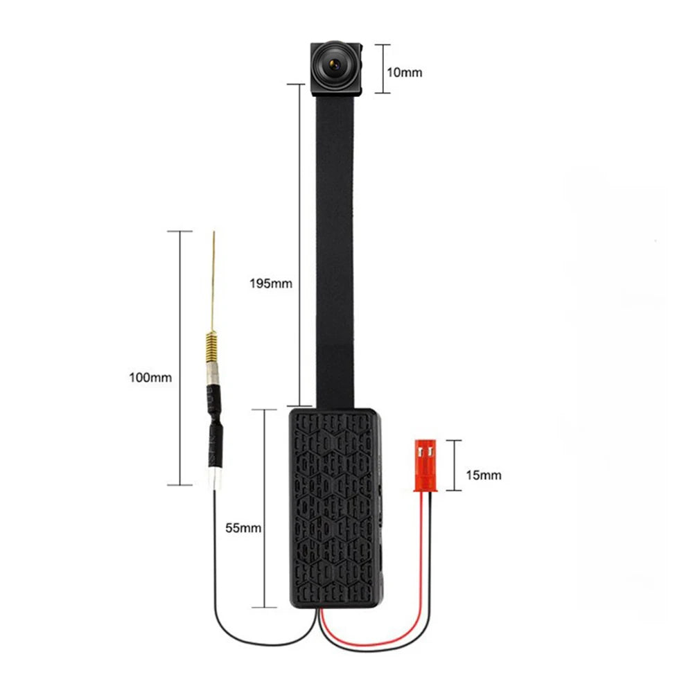 HD 1080P DIY Portable WiFi IP Mini Camera P2P Infrared Night Vision Remote View Micro Webcam Camcorder Wearable Video Recorder - Universal Market