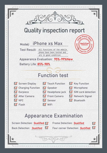 Original Unlocked Apple iphone XS iphone  XS MAX   4G RAM 64gb/256gb ROM A12 iphonexs iphonexsmax 2658mAh iphone xs