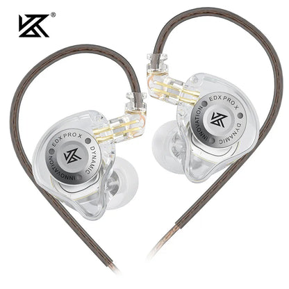 KZ EDX PRO X In Ear Dynamic Drive Earphone HIFI Bass Music Earbud Sport Noise Cancelling Headset ZSN ZST  ZS10 pro x  C12 CRA - Universal Market