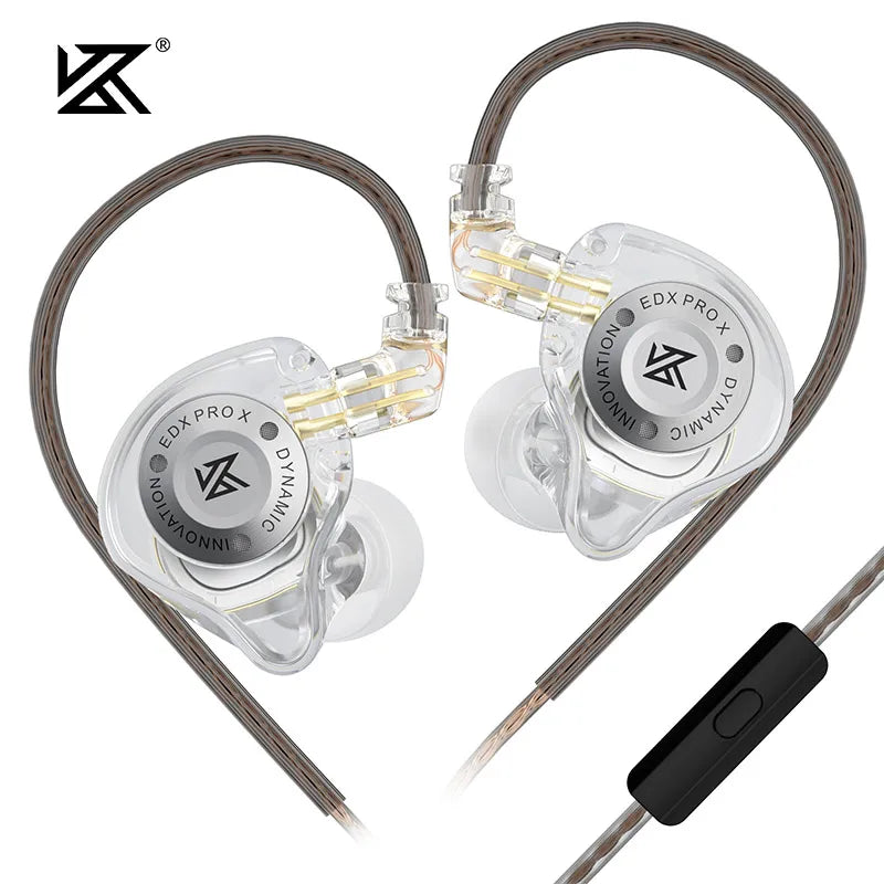 KZ EDX PRO X In Ear Dynamic Drive Earphone HIFI Bass Music Earbud Sport Noise Cancelling Headset ZSN ZST  ZS10 pro x  C12 CRA - Universal Market