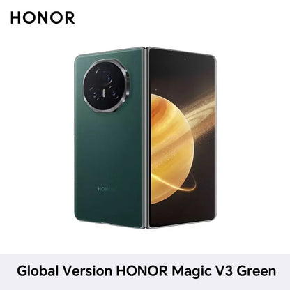 HONOR Magic V3 Global Version 5G Smartphone 120Hz Foldable LTPO OLED 7.92" Display Snapdragon 8 Gen 3 5150mAh 66W NFC IPX8