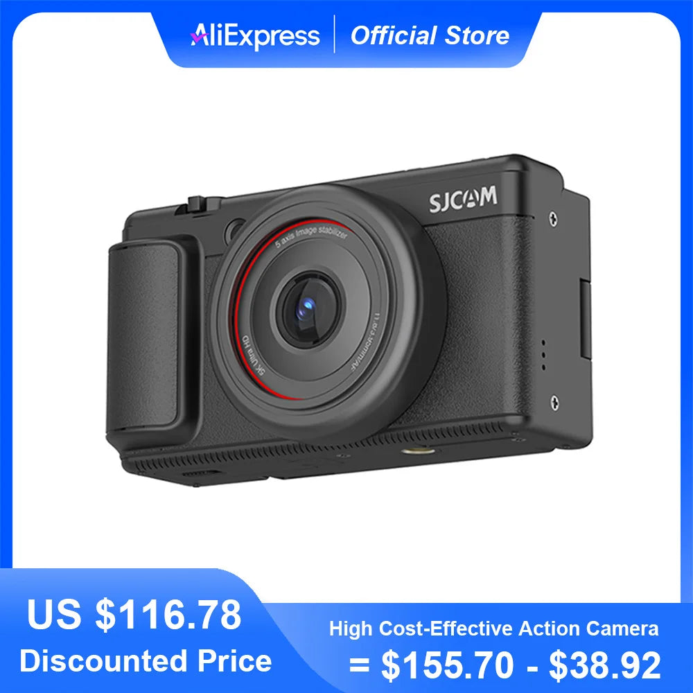 ZV200 5K Vlogging Camera 80MP 360 Flip Screen F18 Auto Focus 5K 30fps Portable for Travel Creators