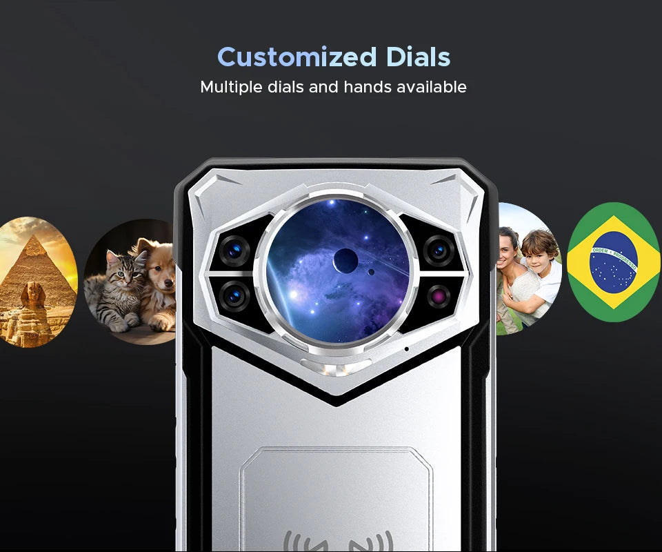 Global Version DOOGEE S200 5G Rugged Phone 12GB +256GB 6.72" Display 100MP AI Main Camera 10100mAh Mobilephone Android 14 NFC