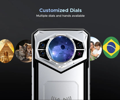 Global Version DOOGEE S200 5G Rugged Phone 12GB +256GB 6.72" Display 100MP AI Main Camera 10100mAh Mobilephone Android 14 NFC
