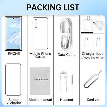 HUAWEI P30 Pro Smartphones Global Version 6.47 inch 8GB+128GB/256GB Cellphone Dual SIM Mobile phone 4200mAh Google Play Store